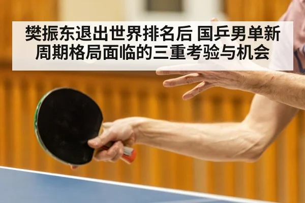 樊振东退出世界排名后 国乒男单新周期格局面临的三重考验与机会 | jiuyou game